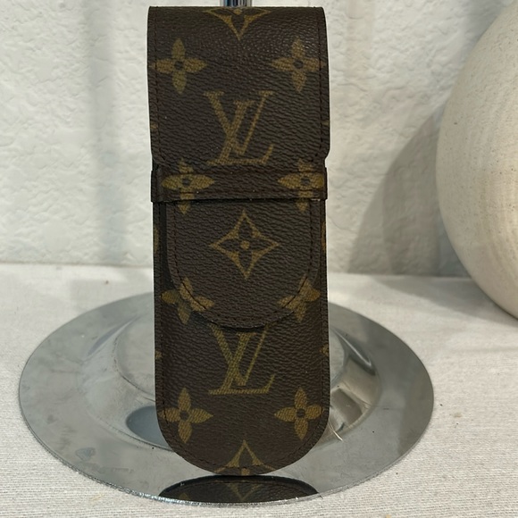 LOUIS VUITTON Monogram Etui Lunette Rabat Glasses Case LV Auth - Picture 1 of 12